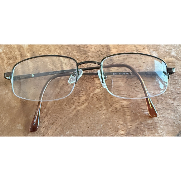 Renaissance Capri Eyeglasses‎ Frame Coffee 54-19-140 - Picture 1 of 9